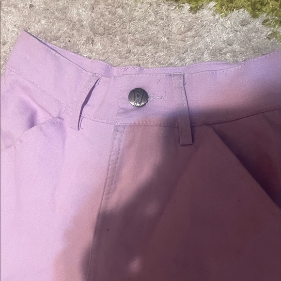 NWOT lavender high waisted straight leg trousers - Picture 4 of 5